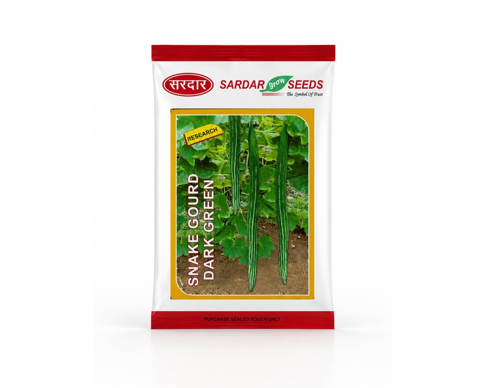 Sardar Grow Seeds Snake Gourd Dark Green Seeds