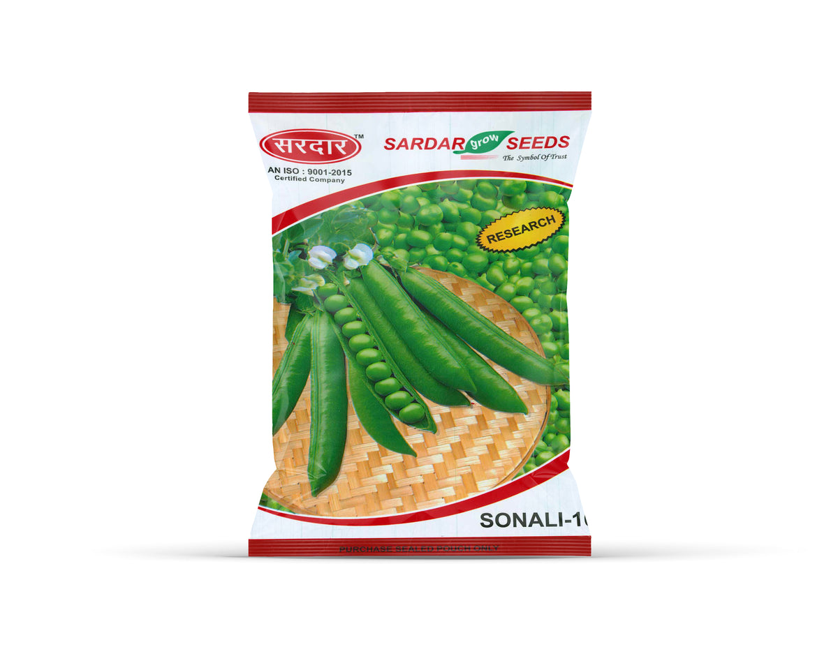 Sardar Grow Seeds Sonali-10 Green Peas Seeds – Fast Growing Vegetable Seeds for Home & Farm Cultivation