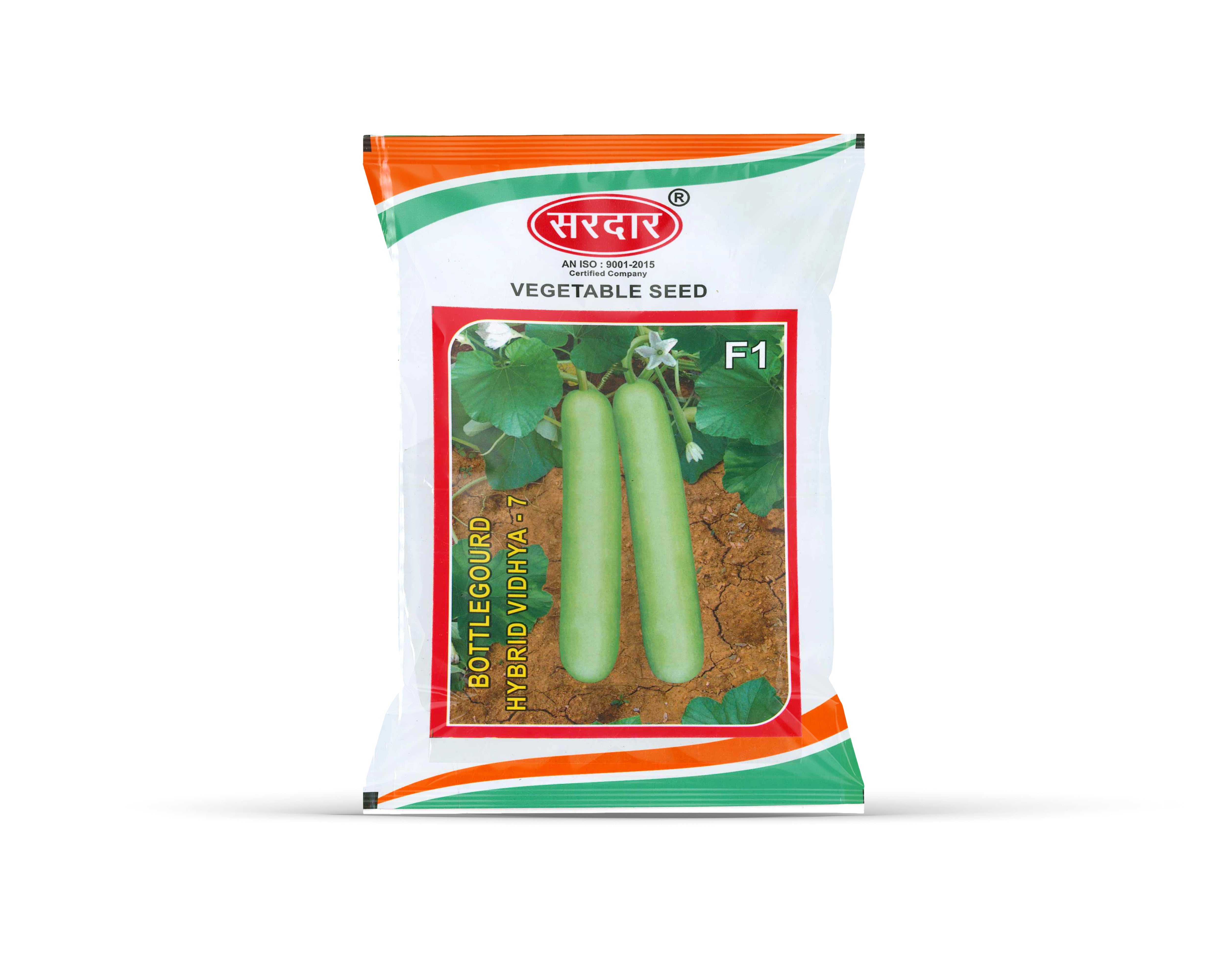 Sardar Grow Seeds Bottle Gourd Hybrid Vidhya-7 (F1) – High Yield Long Lauki Seeds