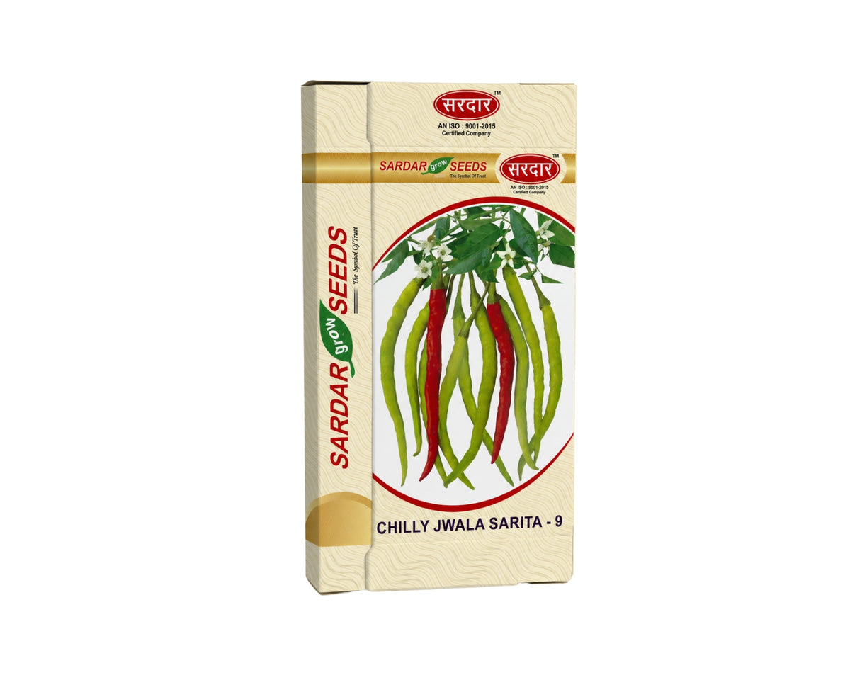 Sardar Grow Seeds Chilly Jwala Sarita-9 Seeds