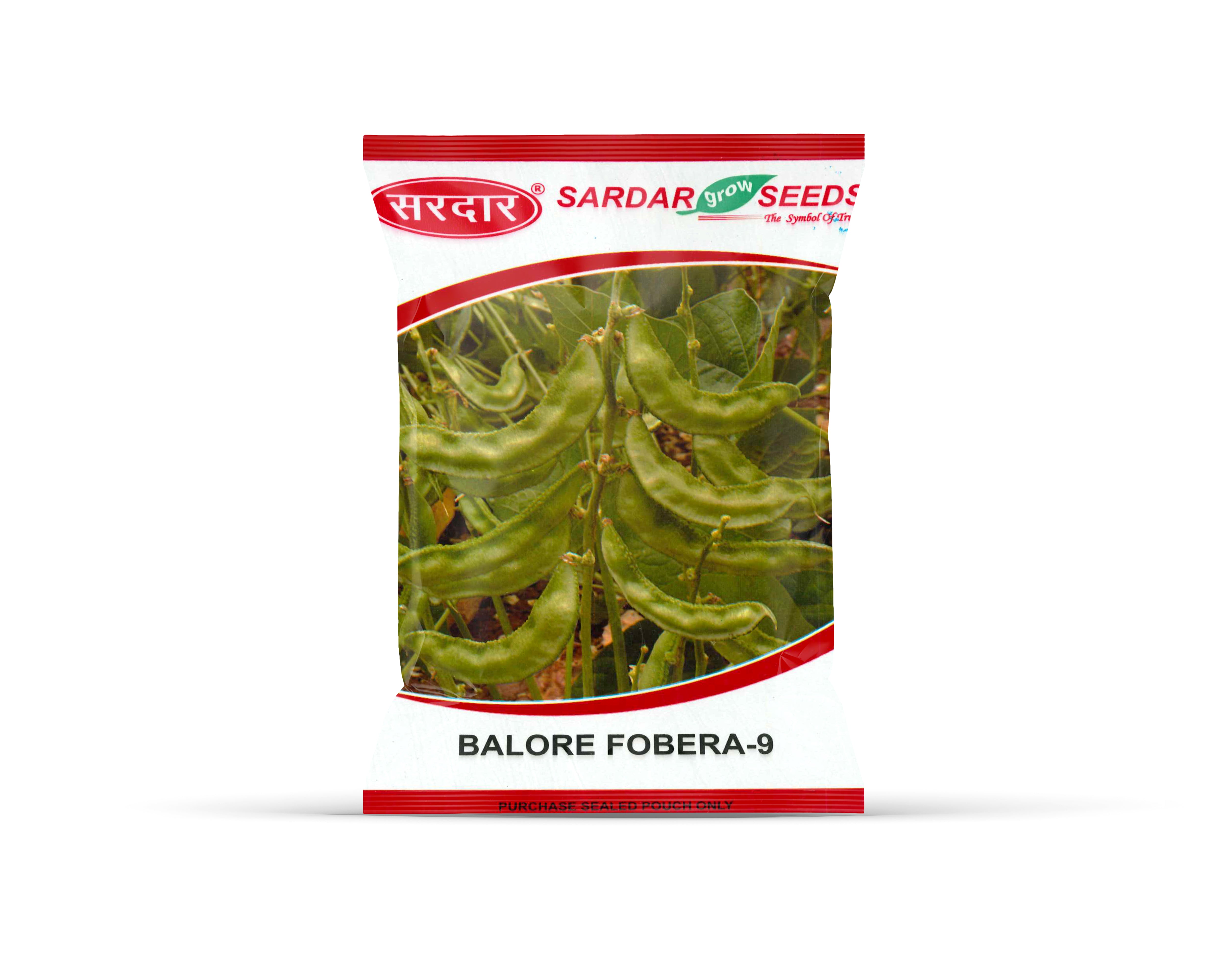 Sardar Grow Seeds Balore Fobera-9 (Hyacinth Bean / Sem) Seeds – Flat Green Pods, High Yield Variety