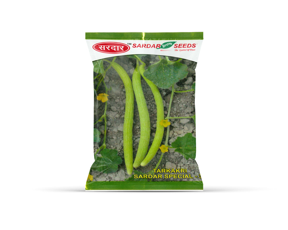 Sardar Grow Seeds Tarkakri Sardar Special – High Yield Long Tender Gourd Seeds