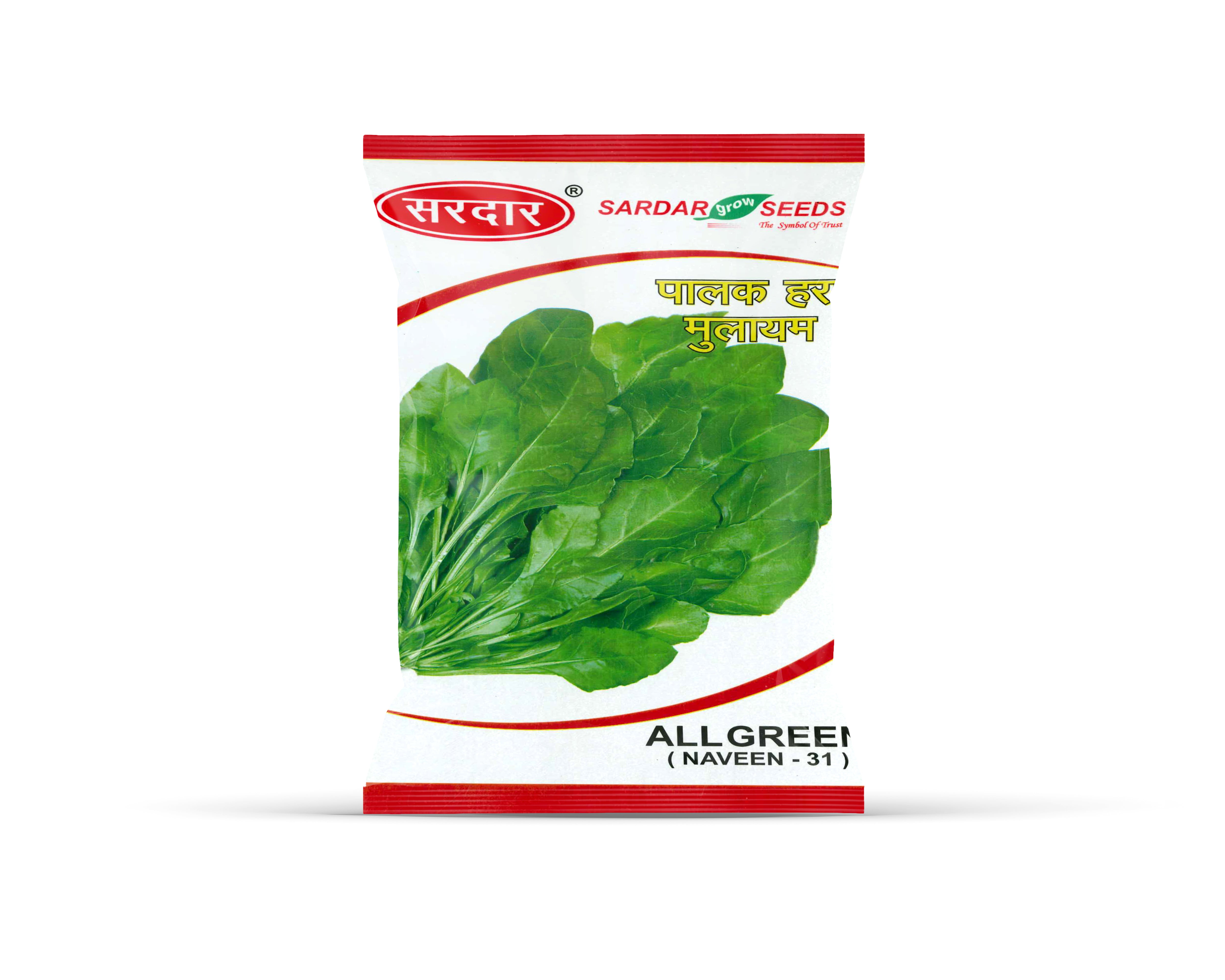 Sardar Grow Seeds Palak All Green (Naveen-31) – High Yield Spinach Seeds