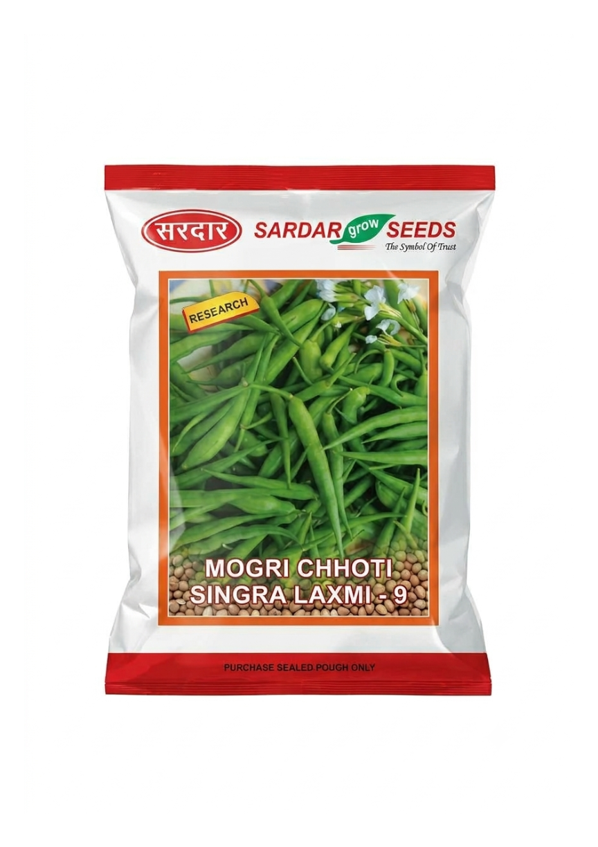 Sardar Grow Seeds Mogri Chhoti Singra Laxmi-9 – High Yield Radish Pod (Mungra) Vegetable Seeds