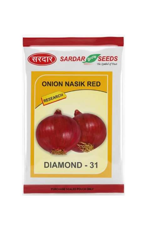 Sardar Grow Seeds Onion Nasik Dark Red Diamond-31